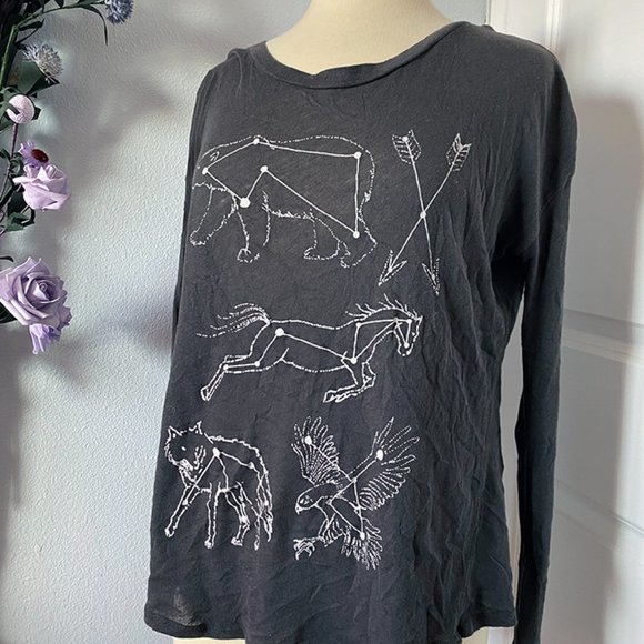 Wildfox Constellation Long Sleeve Tee - XS - Picture 2 of 5